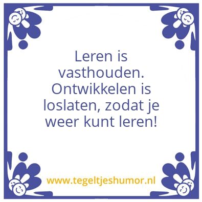 Tegeltje: vicieuze cirkel