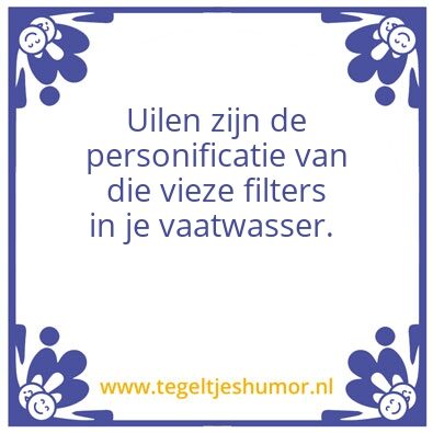 Tegeltje: Uilen
