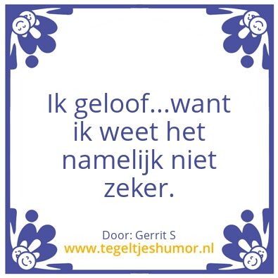 Tegeltje: Ik ben Gerrit