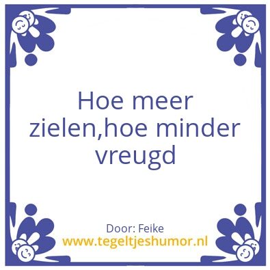 Tegeltje: Vreugd