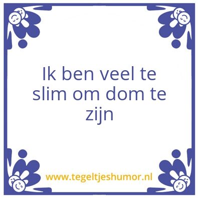 Tegeltje: Wijsheid