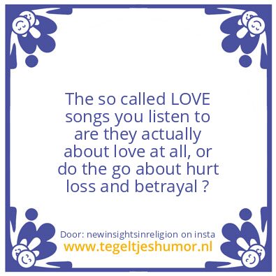 Tegeltje: Being Real.