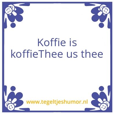 Tegeltje: kisketent
