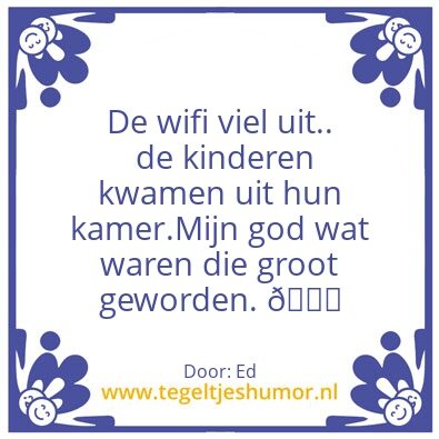 Tegeltje: Wifi