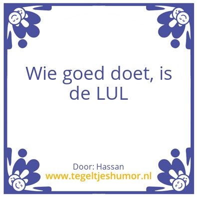 Tegeltje: H