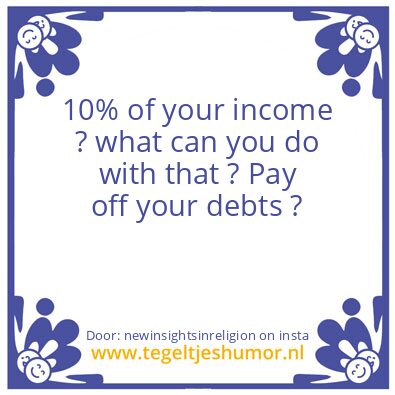 Tegeltje: 10%