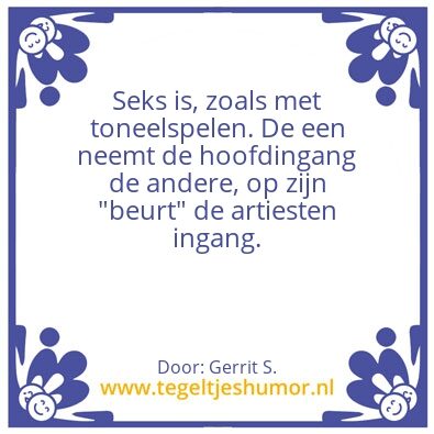 Tegeltje: Ik ben Gerrit.