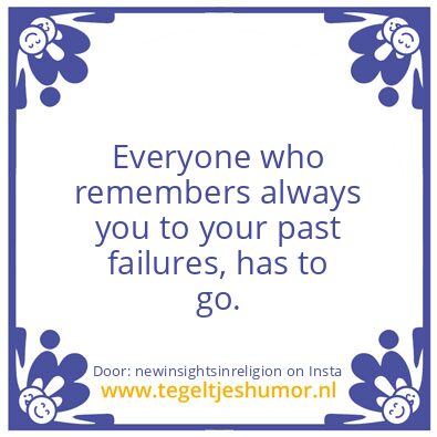 Tegeltje: Quitters are Losers.