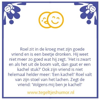 Tegeltje: In de kroeg