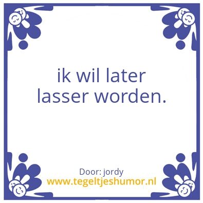 Tegeltje: jordy