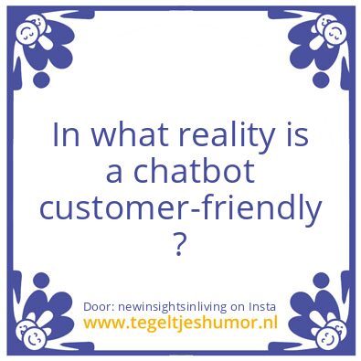 Tegeltje: Chatbot
