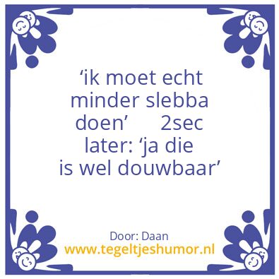 Tegeltje: Tegeltje