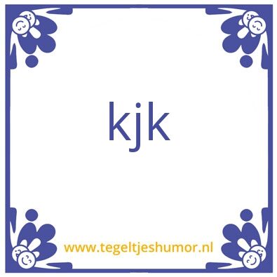 Tegeltje: nico