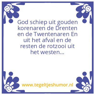 Tegeltje: Drenthe