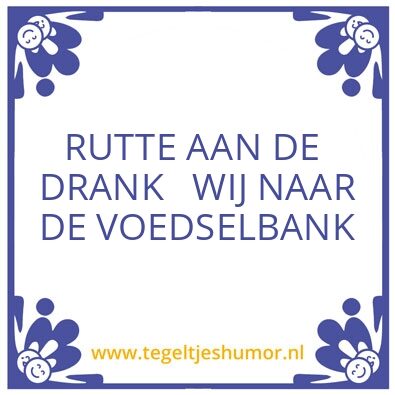 Tegeltje: DANK