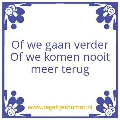 Tegeltje: Op de grens van 2 werelden