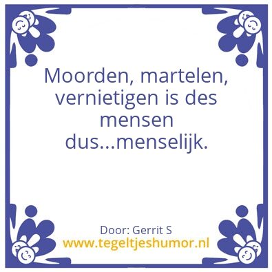 Tegeltje: Ik ben Gerrit