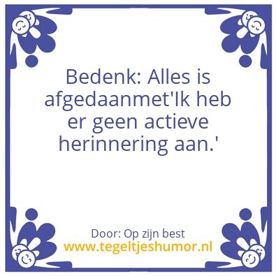 Tegeltje: Rutte