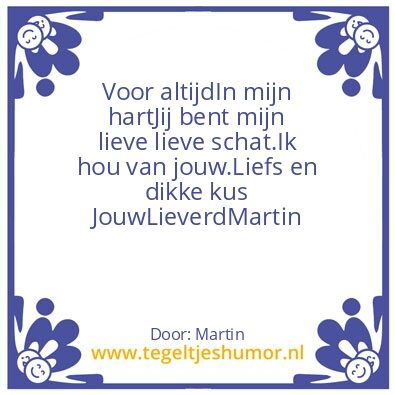 Tegeltje: Liefde