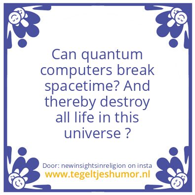 Tegeltje: SpaceTime