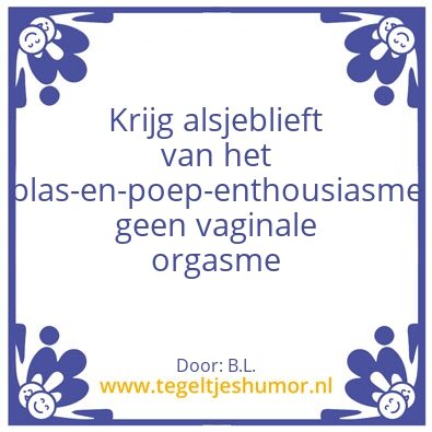 Tegeltje: Heren