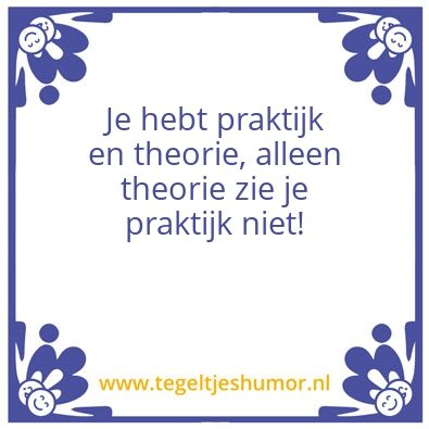Tegeltje: Waarheid