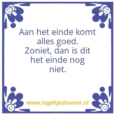 Tegeltje: Tegeltje van de maand