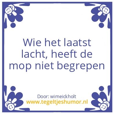 Tegeltje: .