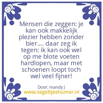 Tegeltje: Drank