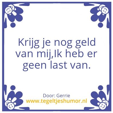 Tegeltje: Gerrie