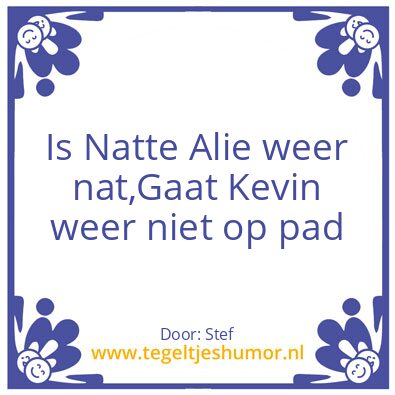 Tegeltje: Kevin