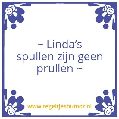 Tegeltje: Prullen