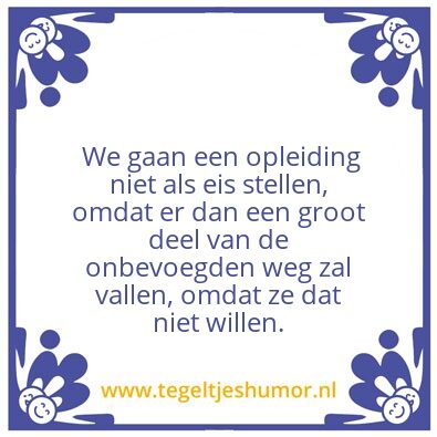 Tegeltje: SLOB