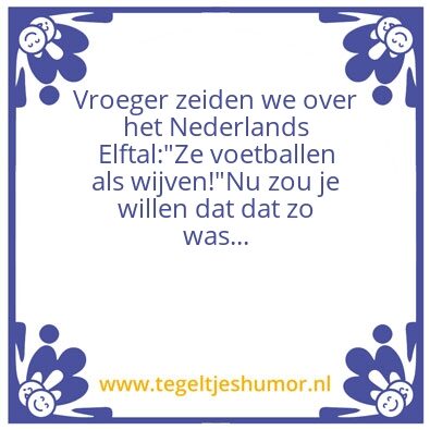 Tegeltje: Voetbal