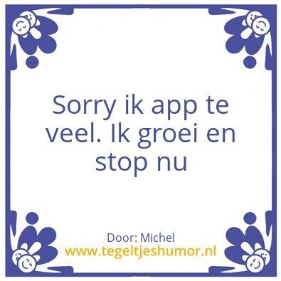 Tegeltje: Michel