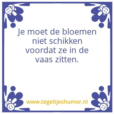Tegeltje: ***