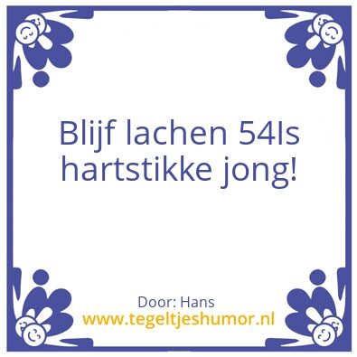 Tegeltje: Verjaardag