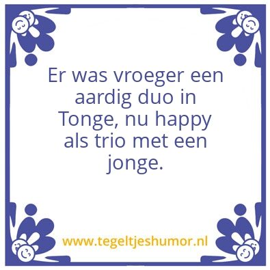 Tegeltje: Zomaar