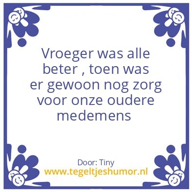 Tegeltje: Alles beter