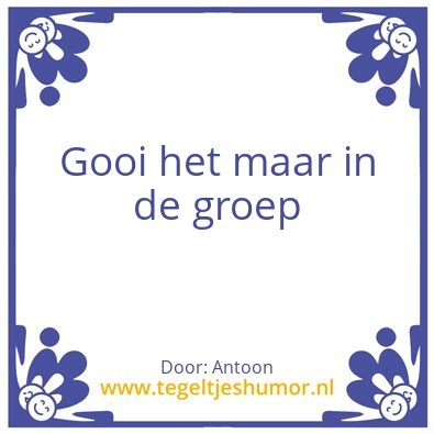 Tegeltje: Antoon