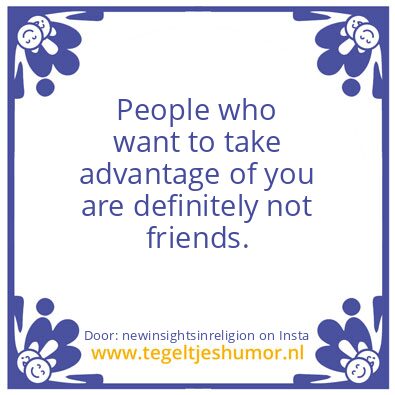 Tegeltje: Friends Care For You !