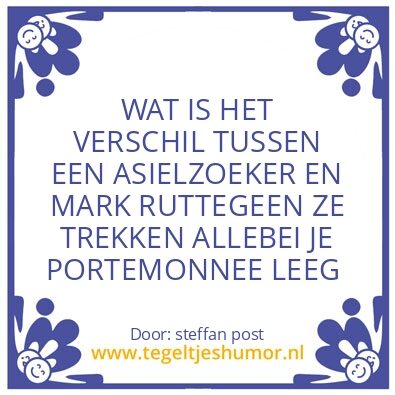 Tegeltje: Rutte