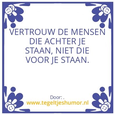 Tegeltje: .