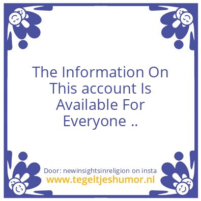 Tegeltje: Now You Know