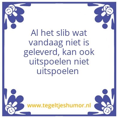Tegeltje: tegel