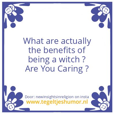 Tegeltje: benefits ?