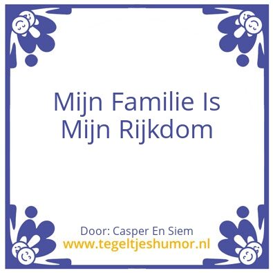 Tegeltje: Geluksles