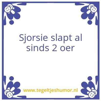 Tegeltje: Legend (zegen met hem)