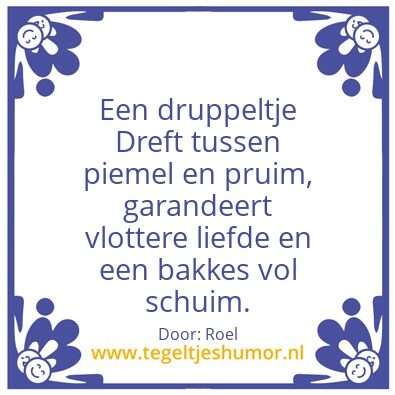 Tegeltje: Dreft