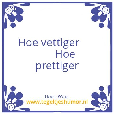 Tegeltje: Frituur